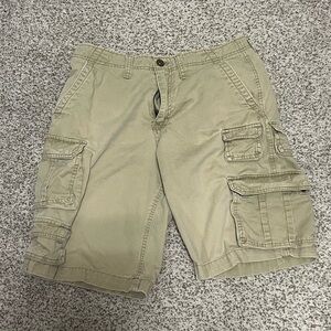Men's Khaki Cargo Shorts